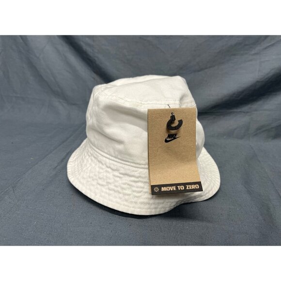 Nike Men's 100% Cotton Apex Bucket Hat White Size M NEW! - Picture 3 of 6